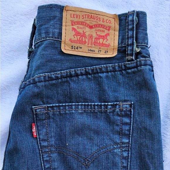 Levi's 514 Boys Jeans Size 14 REG Kids - Picture 3 of 5